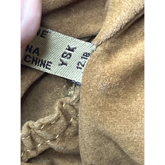 Patricia Nash Saddle Tan Leather Crossbody Bag Vintage Buckle Front Purse - Picture 9 of 16